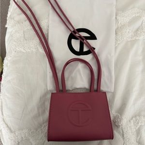 Telfar corned beef small shopping bag